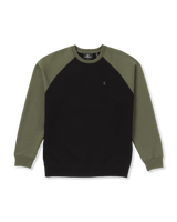 The Volcom Mens Homak Crew Sweatshirt in Black