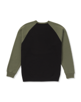 The Volcom Mens Homak Crew Sweatshirt in Black