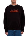 The Volcom Mens Watanite Sweatshirt in Black