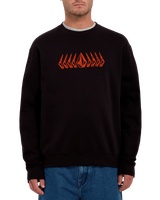 The Volcom Mens Watanite Sweatshirt in Black