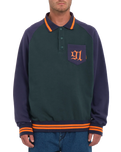 The Volcom Mens Nando Von Arb Sweatshirt in Ponderosa Pine