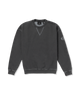 The Volcom Mens Skate Vitals Remy S Crew Sweatshirt in Asphalt Black