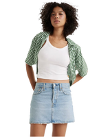 The Levi's® Womens Icon Denim Skirt in Light Indigo Worn In