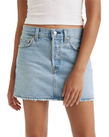 The Levi's® Womens Icon Denim Skirt in Light Indigo Worn In