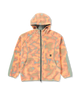 The Volcom Mens Tokyo True Bryan Iguchi Zip Fleece Jacket in Tigerlily