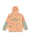 The Volcom Mens Tokyo True Bryan Iguchi Zip Fleece Jacket in Tigerlily