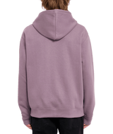 The Volcom Mens Single Stone Zip Hoodie in Vintage Violet