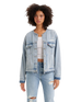 The Levi's® Womens Customised 90s Trucker Jacket in Light Indigo