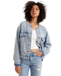 The Levi's® Womens Customised 90s Trucker Jacket in Light Indigo