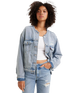 The Levi's® Womens Customised 90s Trucker Jacket in Light Indigo