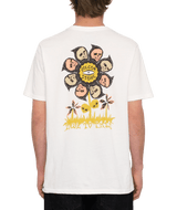 The Volcom Mens Flower Budz T-Shirt in Off White