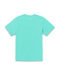 The Volcom Mens Crash Test T-Shirt in Dusty Aqua