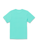 The Volcom Mens Crash Test T-Shirt in Dusty Aqua