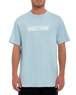 The Volcom Mens Firefight T-Shirt in Misty Blue