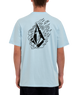 The Volcom Mens Firefight T-Shirt in Misty Blue