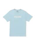 The Volcom Mens Firefight T-Shirt in Misty Blue