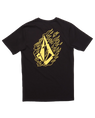 The Volcom Mens Firefight T-Shirt in Stealth