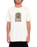 The Volcom Mens Sacred Stone T-Shirt in Off White