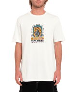 The Volcom Mens Sacred Stone T-Shirt in Off White