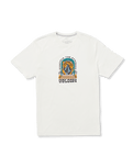 The Volcom Mens Sacred Stone T-Shirt in Off White