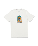 The Volcom Mens Sacred Stone T-Shirt in Off White