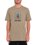 The Volcom Mens Sacred Stone T-Shirt in Teak