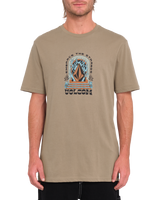 The Volcom Mens Sacred Stone T-Shirt in Teak