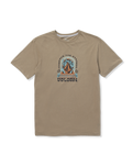 The Volcom Mens Sacred Stone T-Shirt in Teak