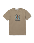 The Volcom Mens Sacred Stone T-Shirt in Teak