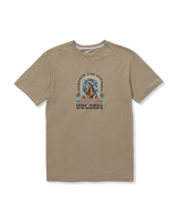 The Volcom Mens Sacred Stone T-Shirt in Teak