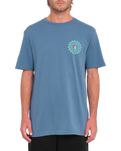 The Volcom Mens Easy Orbit T-Shirt in Blueberry