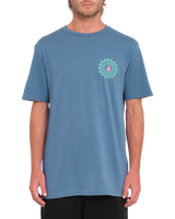 The Volcom Mens Easy Orbit T-Shirt in Blueberry