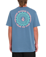 The Volcom Mens Easy Orbit T-Shirt in Blueberry