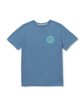 The Volcom Mens Easy Orbit T-Shirt in Blueberry