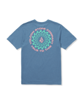 The Volcom Mens Easy Orbit T-Shirt in Blueberry