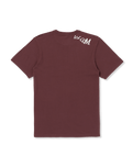 The Volcom Mens Held T-Shirt in Merlot