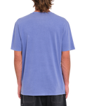 The Volcom Mens Solid Stone T-Shirt in Ballpoint Blue