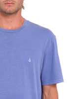 The Volcom Mens Solid Stone T-Shirt in Ballpoint Blue