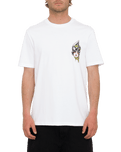 The Volcom Mens Lintell Mirror T-Shirt in White