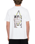 The Volcom Mens Lintell Mirror T-Shirt in White