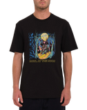 The Volcom Mens Max Sherman 1 T-Shirt in Black