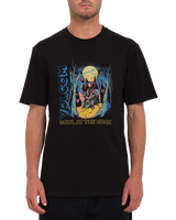 The Volcom Mens Max Sherman 1 T-Shirt in Black