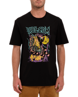 The Volcom Mens Max Sherman 2 T-Shirt in Black