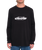 The Volcom Mens Sendstone Crew Long Sleeve T-Shirt in Black