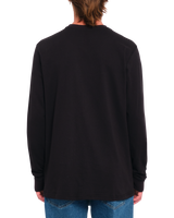 The Volcom Mens Sendstone Crew Long Sleeve T-Shirt in Black