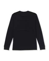 The Volcom Mens Sendstone Crew Long Sleeve T-Shirt in Black