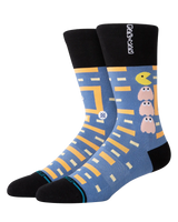 Power Pellet Socks in Blue