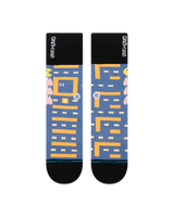 Power Pellet Socks in Blue