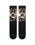 The Stance Mens Queen's Golden Socks in Black