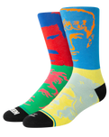 The Stance Mens Queen's Hot Space Socks in Multi